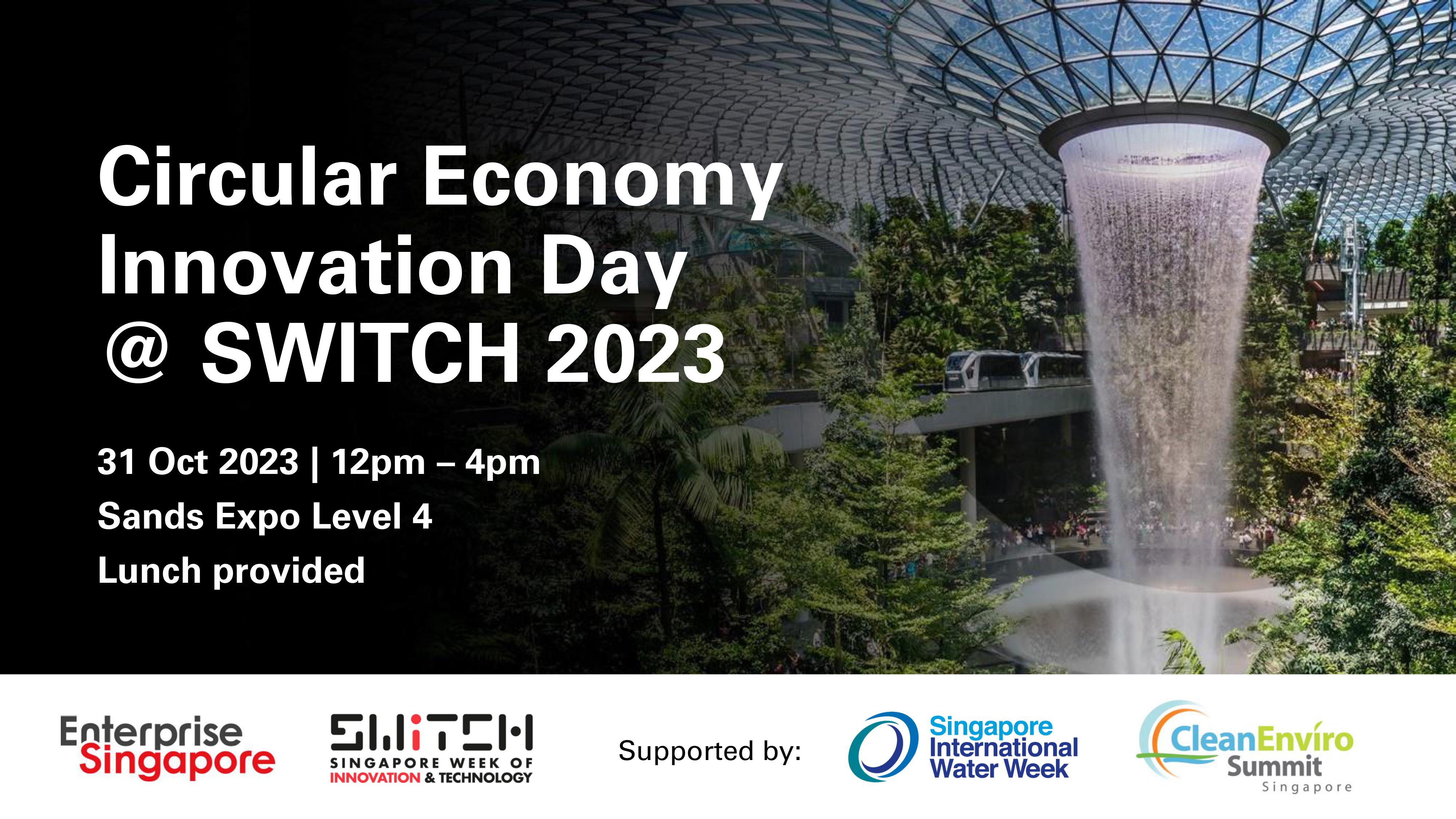 Circular Economy Innovation Day Website Banner